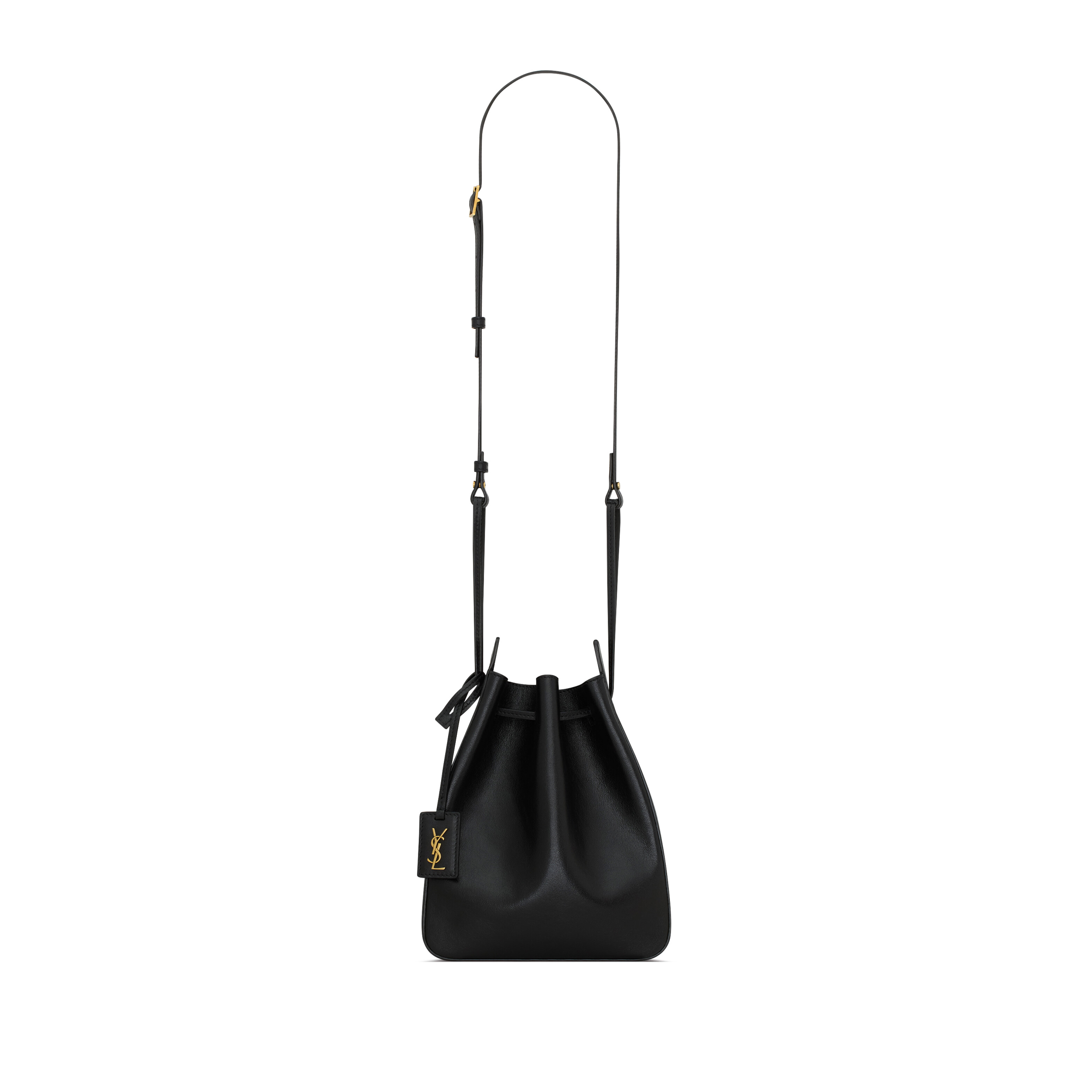 YSL BUCKET BAG IN LEATHER 817386AADUK1000 (18*24*7cm)